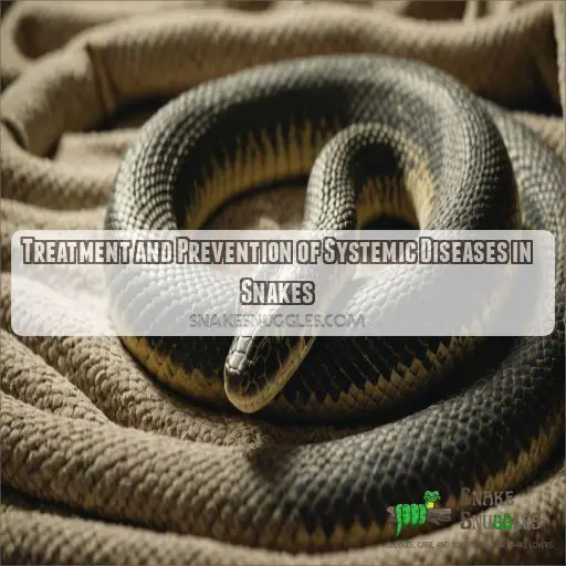 Treatment and Prevention of Systemic Diseases in Snakes