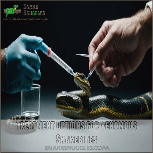 Treatment Options for Venomous Snakebites