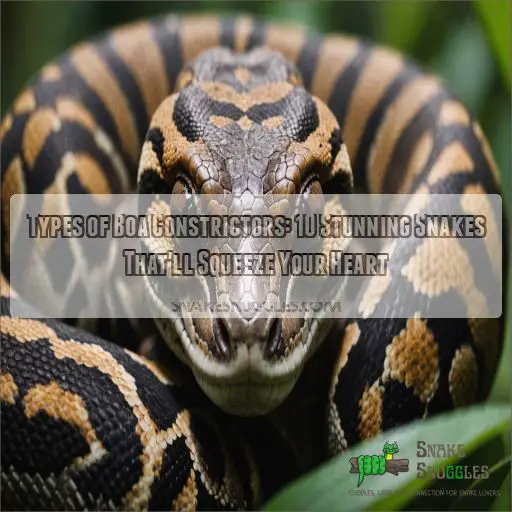 types of boa constrictors