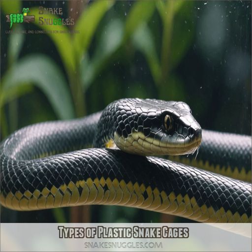 Types of Plastic Snake Cages