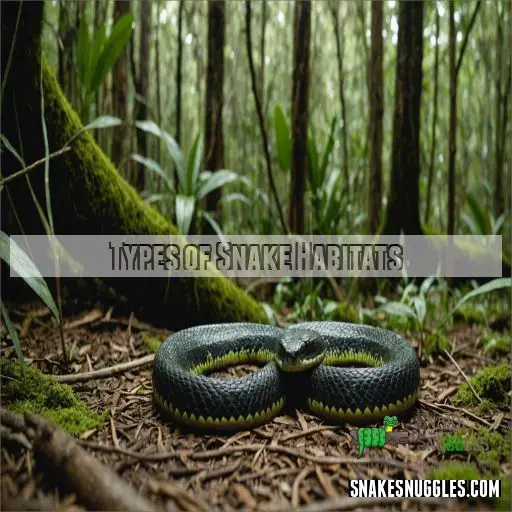 Types of Snake Habitats