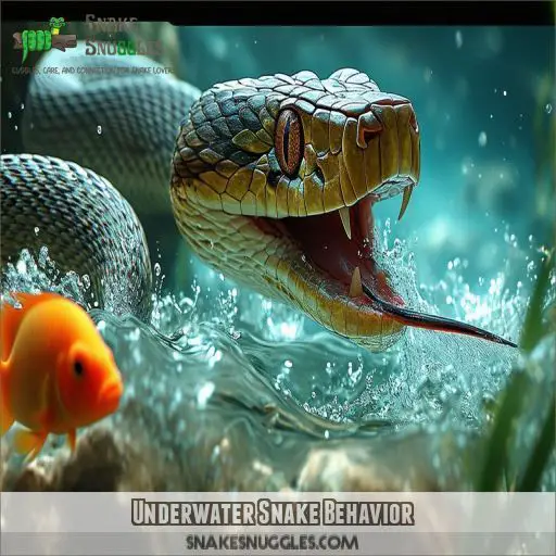 Underwater Snake Behavior