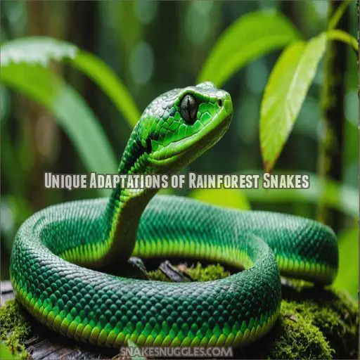 Unique Adaptations of Rainforest Snakes