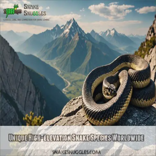 Unique High-elevation Snake Species Worldwide