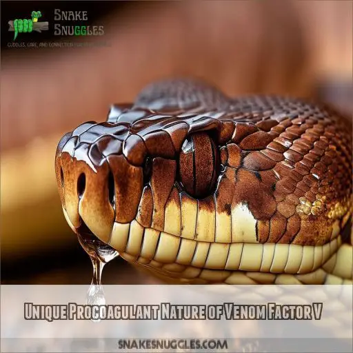 Unique Procoagulant Nature of Venom Factor V