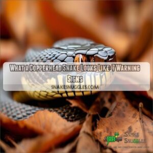 what a copperhead snake looks like