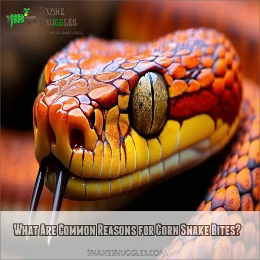 What Are Common Reasons for Corn Snake Bites