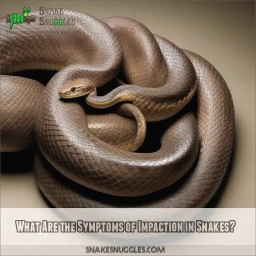 What Are the Symptoms of Impaction in Snakes