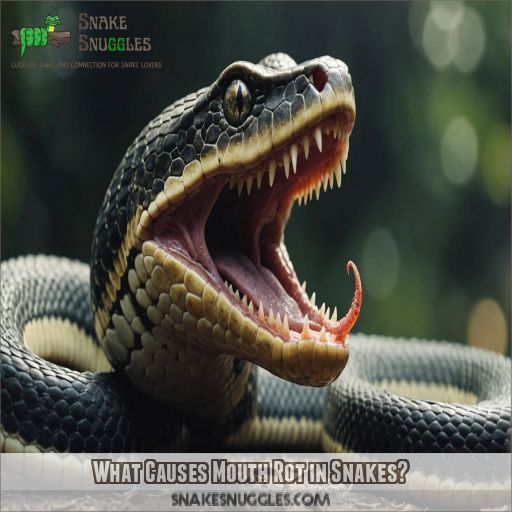 What Causes Mouth Rot in Snakes