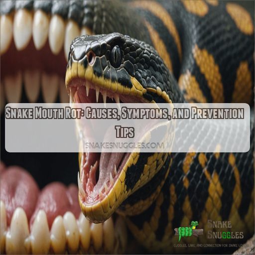 What causes snake mouth rot