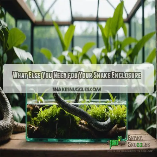 What Else You Need for Your Snake Enclosure