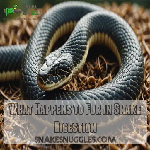 What Happens to Fur in Snake Digestion