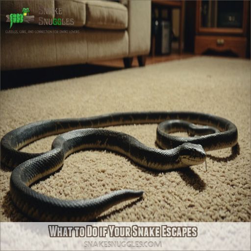 What to Do if Your Snake Escapes