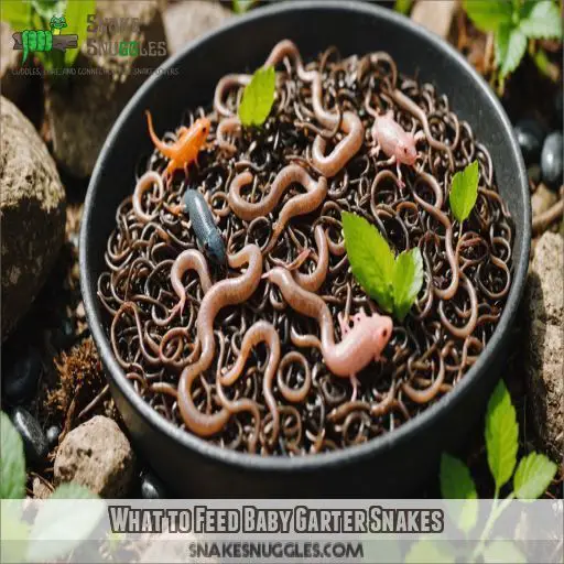 What to Feed Baby Garter Snakes