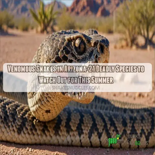 what venomous snakes live in arizona