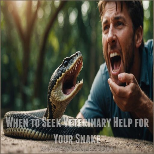 When to Seek Veterinary Help for Your Snake