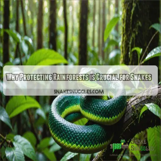 Why Protecting Rainforests is Crucial for Snakes