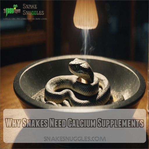 Why Snakes Need Calcium Supplements