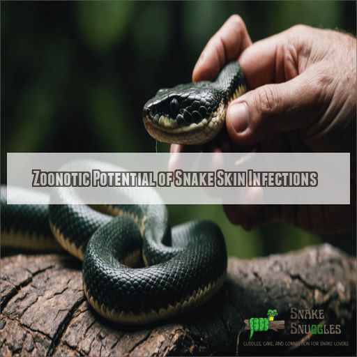 Zoonotic Potential of Snake Skin Infections