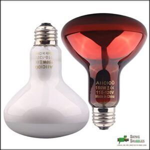 Aiicioo Reptile Heat Lamp Combo B073WVGF1W