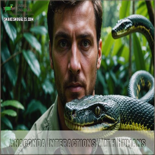 Anaconda Interactions With Humans