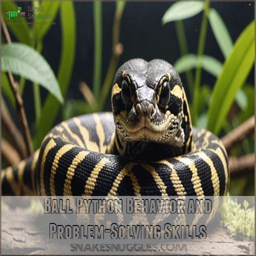 Ball Python Behavior and Problem-Solving Skills