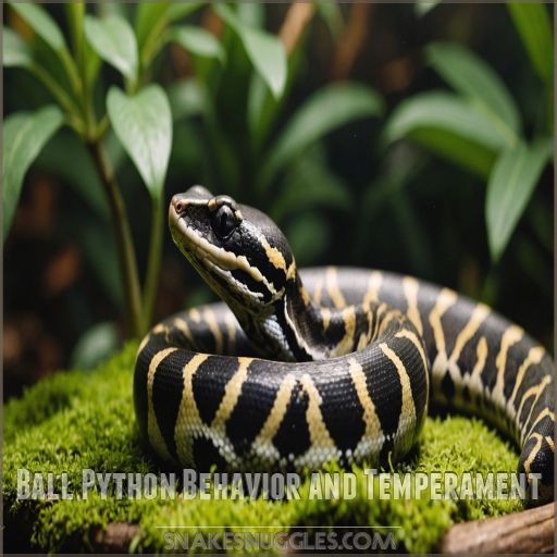 Ball Python Behavior and Temperament