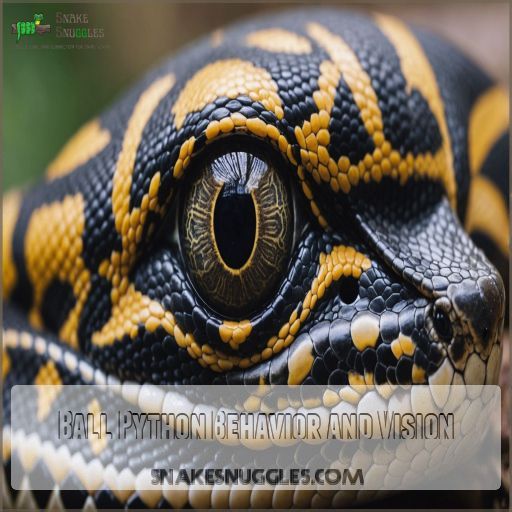 Ball Python Behavior and Vision