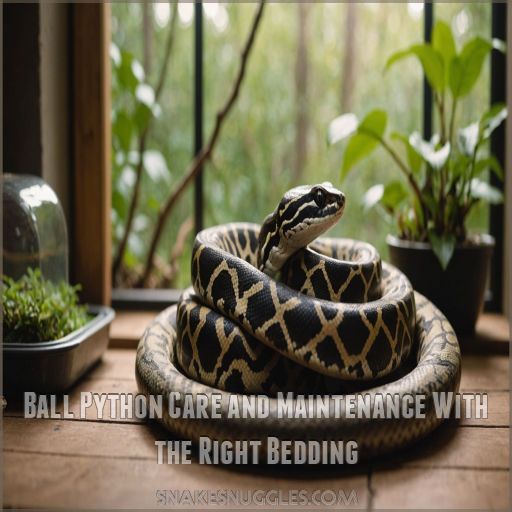 Ball Python Care and Maintenance With The Right Bedding