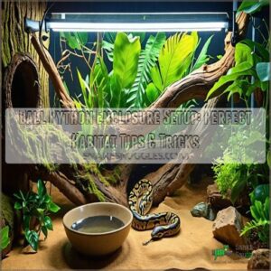 ball python enclosure setup