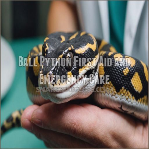 Ball Python First Aid and Emergency Care