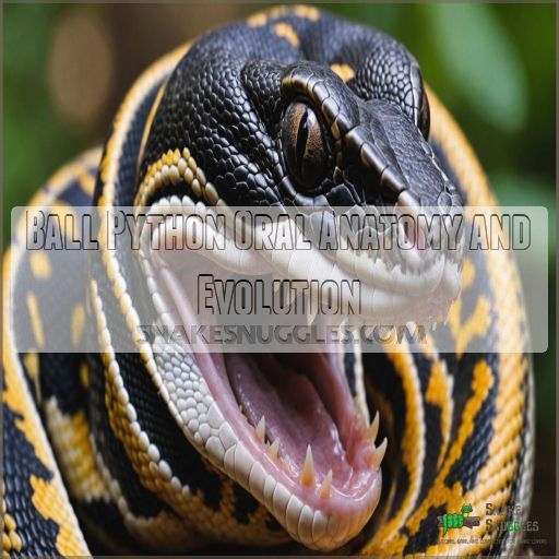 Ball Python Oral Anatomy and Evolution