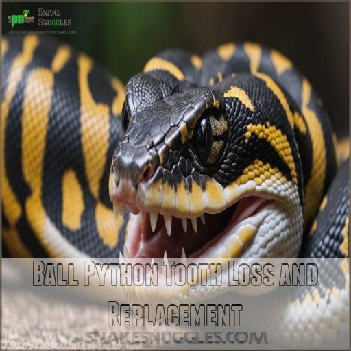 Ball Python Tooth Loss and Replacement