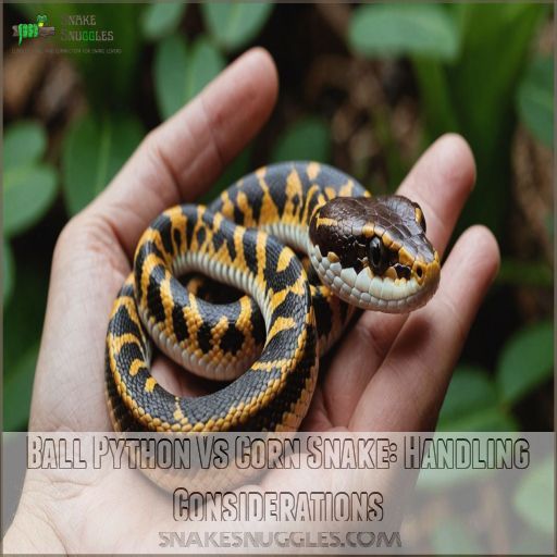 Ball Python Vs Corn Snake: Handling Considerations