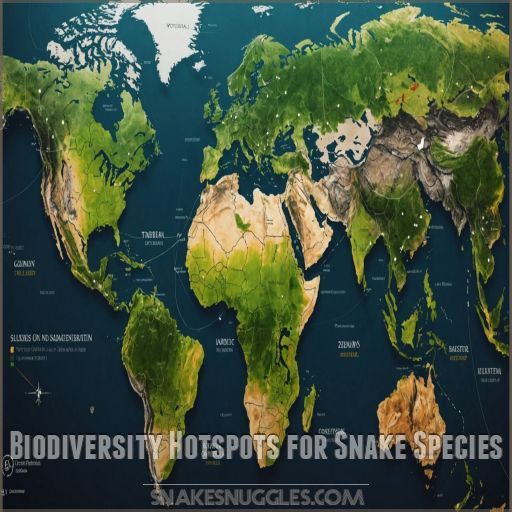 Biodiversity Hotspots for Snake Species