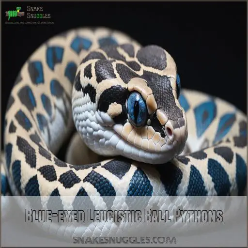 Blue-eyed Leucistic Ball Pythons