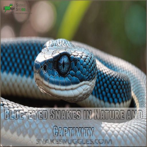 Blue-eyed Snakes in Nature and Captivity