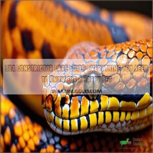 boa constrictor care guide