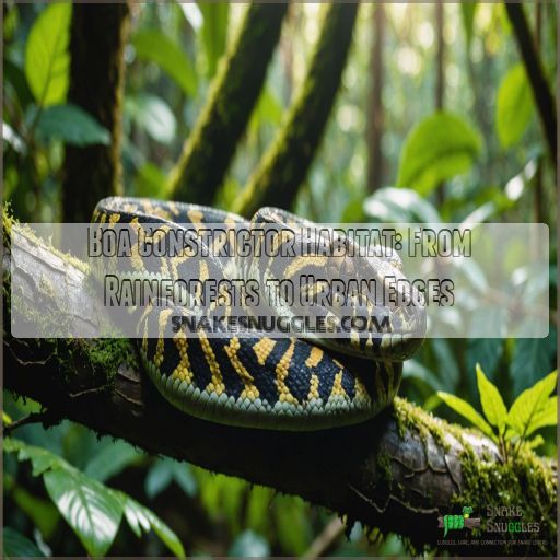 boa constrictor habitat