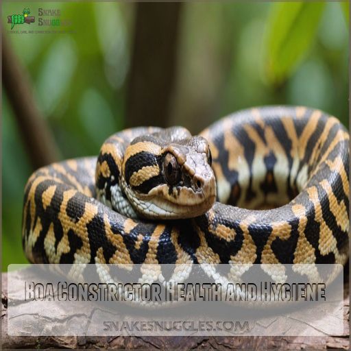 Boa Constrictor Health and Hygiene