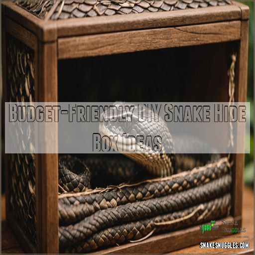 Budget-Friendly DIY Snake Hide Box Ideas