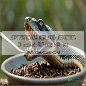 captive snake diet tips