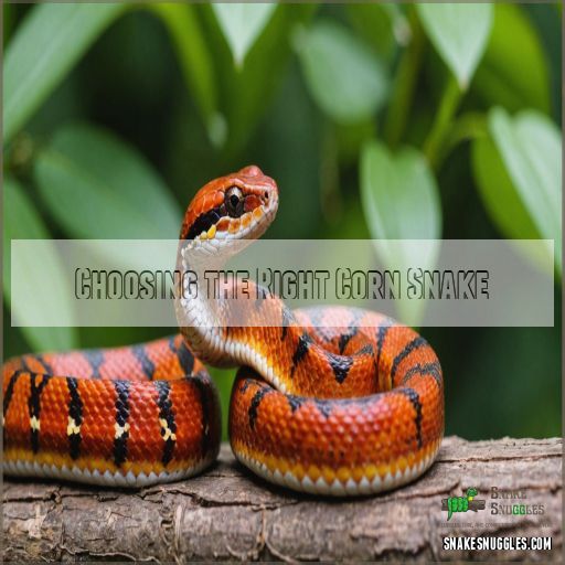 Choosing The Right Corn Snake