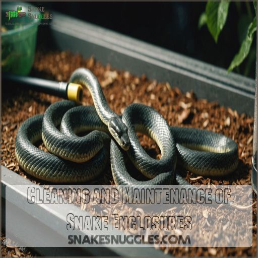 Cleaning and Maintenance of Snake Enclosures