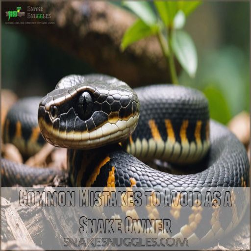 Common Mistakes to Avoid as a Snake Owner