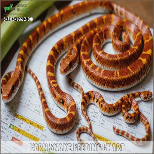 Corn Snake Feeding Chart