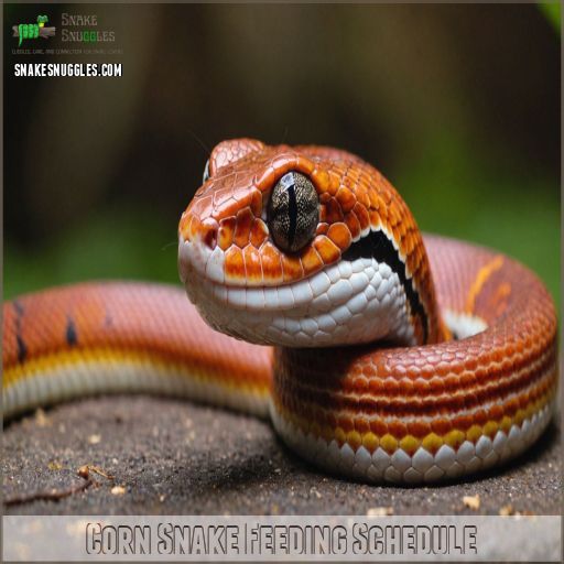 corn snake feeding schedule