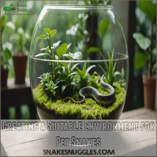 Creating a Suitable Environment for Pet Snakes