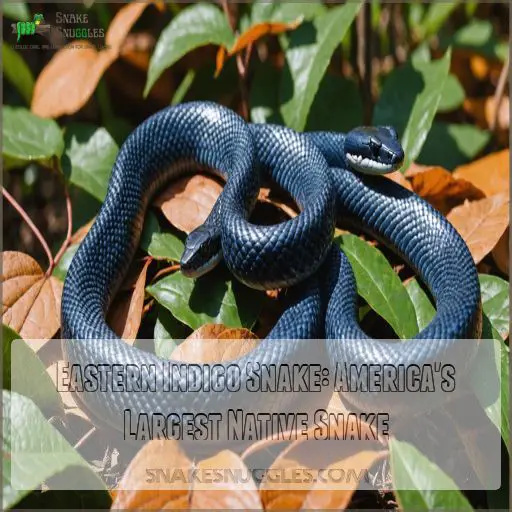 Eastern Indigo Snake: America