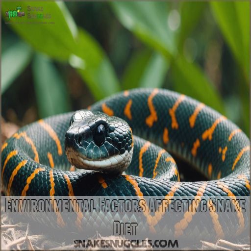 Environmental Factors Affecting Snake Diet